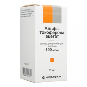 Альфа-Токоферола ацетат (Витамин E) фл.(р-р масл. орал.) 10% 50мл