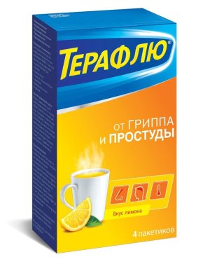ТераФлю от гриппа и простуды пак.(пор. д/р-ра орал.) №4 (лимон)