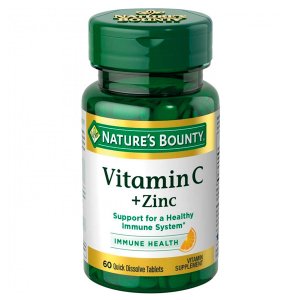 Нэйчес Баунти (Natures Bounty) Витамин С + Цинк
