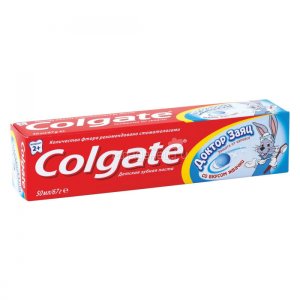 Зубная паста детская COLGATE Доктор заяц вкус жвачки 50мл