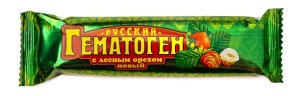 Гематоген русский новый плитка 40г (лесн. орех)