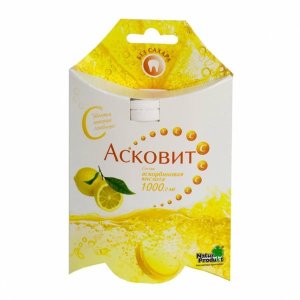 Асковит таб. шип. 1г №10 (лимон)