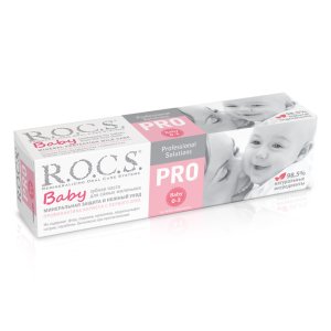 Зубная паста детская РОКС Pro Baby (0-3лет) минеральная защита и нежный уход 45г
