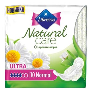 Прокладки гигиенические LIBRESSE Natural Ultra Normal Care №10