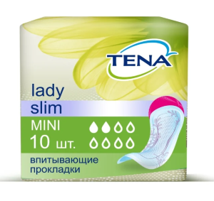 Прокладки гигиенические TENA Lady Slim Mini п/недерж. №10