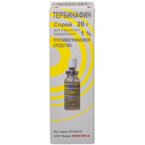Тербинафин спрей (д/наруж. прим.) 1% 20г