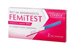 Тест на беременность Femitest Double Control №2