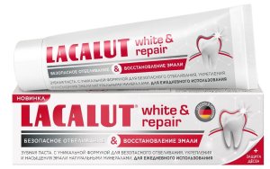 Зубная паста ЛАКАЛЮТ White Repair (безопасное отбеливание и восстановление эмали) 75мл