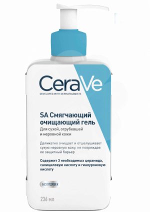 CeraVe гель очищающий д/сухой, огруб. и неровной кожи 236мл